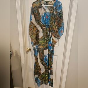 Colorful Abstract Pattern Dress